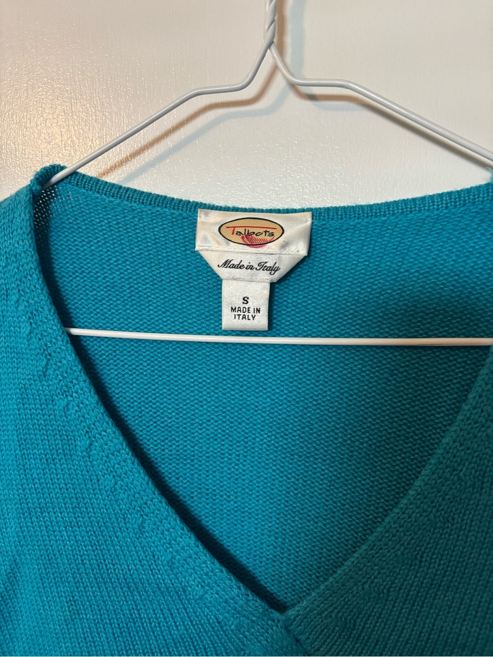 Wool Cashmere Blend Coquette Quiet Luxury Coastal Pullover Made in Italy Small - Picture 4 of 4